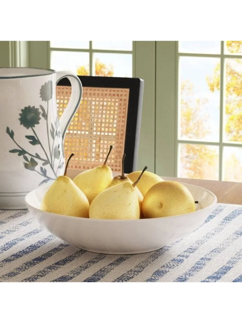 Threshold Set of 4 Ivory Off White Large 67 oz Serving Bowls BPA Free Plastic